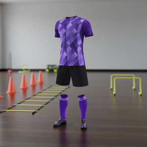 TOP Günstiges Fußballtrikot-Set für Mannschaftsuniformen - Feuchtigkeitsableitendes Polyester mit individuellen Namen & Nummern - Product Image 1