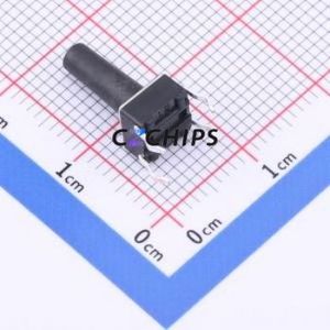 TSD001A13026A Tactile Switch Through hole Component (THT)-4P,6x6mm Switch Round Button 2.6N Through Hole 6mm - Product Image 2