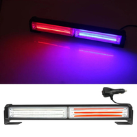 Barre lumineuse LED COB, lampe d'avertissement, haute puissance 30W, double couleur, feux de circulation, feux de travail pour Golf 7 bmw E46 E90 E39 F10