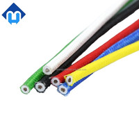 Flexibler 200-Grad 0,5/1/1,5/2,5/4mm² Silikon-Glasfaser-Verdrahtungsdraht für Haushaltsgeräte, Öfen und Industrielle Heizanlagen