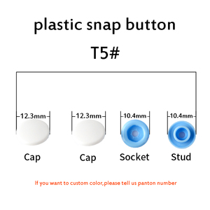 Từ Nhà Sản Xuất Tùy Chỉnh 8 Để 15 Mm May Nhựa <span class=keywords><strong>Snap</strong></span> Fastener Nút Nhà Máy Tùy Chỉnh Nút Pin Cho Quần Áo Trẻ Em - Product Image 3