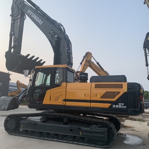 รถขุดเกาหลี Hyundai HX340HD รุ่น Hyundai 340 สำหรับงานเหมือง 9 ล้อ ออกแบบท่อ MCV อย่างเหมาะสม พร้อมบริการจัดส่งฟรี - Product Image 1