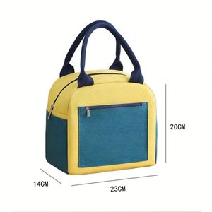 Sac à déjeuner isotherme imperméable en tissu Oxford pour enfants, idéal pour les pique-niques, avec logo personnalisé - Product Image 4