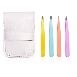 Eyebrow Tweezers Set Stainless Steel Different Tip Mini Eyebrow Tweezers <b>Makeup</b> <b>Tools</b> for Promotional GZ RTS Bulk Mixed Order - Product Image 2