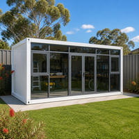 Cabine de bureau de jardin modulaire démontable à montage rapide avec panneaux isolants pour espace de travail à domicile dans la cour