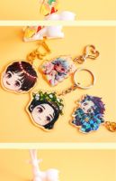 Gantungan Kunci Akrilik Foto Digital Anime Kartun Custom, Tahan Air, Ringan, Berbagai Gaya & Ukuran CuteClear