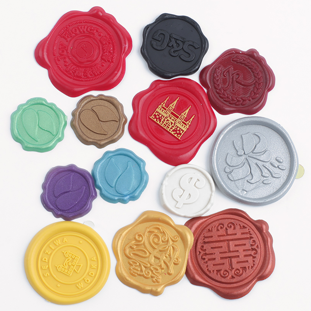 Самоклеящиеся Роскошные восковые наклейки, прямоугольные восковые наклейки с этикеткой-конвертом, пользовательские 3d тисненые Свадебные восковые наклейки