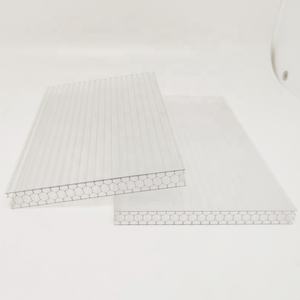 Matériau de construction en poly carbonate cellulaire en plastique transparent résistant à la chaleur pour auvents - Product Image 5