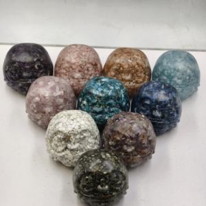 <span class=keywords><strong>Piedra</strong></span> triturada de cristal natural y resina de Buda, decoraciones para el hogar y obras de arte, artesanías de resina, venta al por mayor - Product Image 1