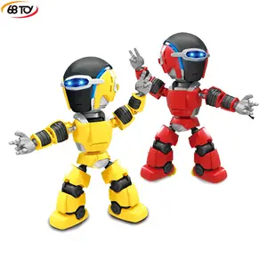 Metal Smart Robot DIY Toy With Sound And Light New Arrival Model Touch Sensitive Electric intelligent Alloy toys