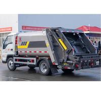 Camion à ordures compacteur Foton 4x2 4,5 m3, mini camion de collecte des ordures, fabriqué en Chine