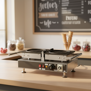 Machine à gaufres électrique professionnelle antiadhésive, machine à <span class=keywords><strong>hot</strong></span>-dogs certifiée CE, équipement de restauration rapide pour <span class=keywords><strong>la</strong></span> vente de nourriture de rue - Product Image 5