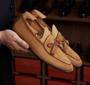 Zapatos de Cuero con Flecos para Hombre, los Más Vendidos del Otoño, de Primera Calidad, Hechos de Piel de Vaca Genuina, Ideales para Uso Casual al Aire Libre - Product Image 5