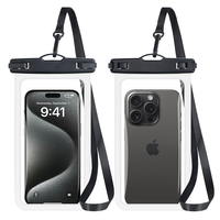 Pochette étanche IPX8 pour téléphone avec écran tactile sensible, sac étanche pour la natation, la plongée avec tuba, la photographie et la vidéo sous-marines
