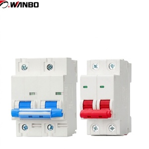 เบรกเกอร์ว<span class=keywords><strong>ง</strong></span>จรไฟฟ้ากระแสตร<span class=keywords><strong>ง</strong></span> Wanbo-243 ขายดี 2P C63 C125 250V-500VDC สำหรับระบบโซลาร์เซลล์ ป้องกันกระแสเกิน 6kA มาตรฐาน IEC 60898-2 จัดจำหน่ายโดยโรง<span class=keywords><strong>ง</strong></span>าน - Product Image 1