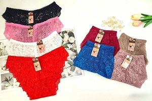 Culottes en dentelle florale sexy pour femmes, taille unique, confortables, extensibles et respirantes, vente en gros, 0,26 $ LAS237 - Product Image 3