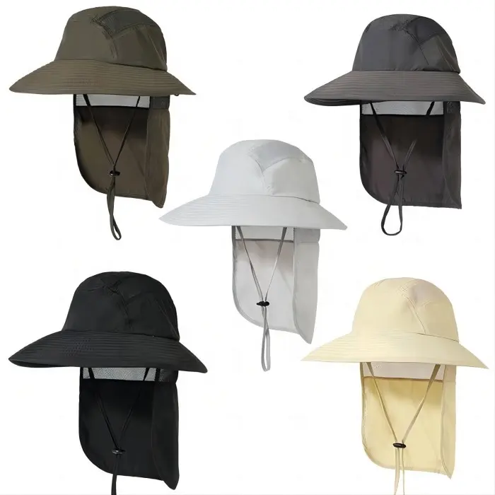 Outdoor sunshade skin protection hat with hats with hair attached meanwhile its avoid insect biting