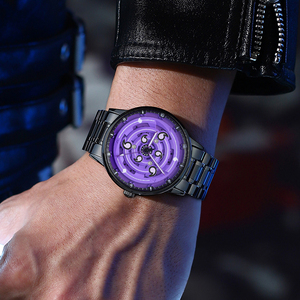 Nouvelle Montre-bracelet à Quartz Officielle 3D Originale Rotative en Gros, Étanche, Anime Rinnegan pour <span class=keywords><strong>Sasuke</strong></span> - Product Image 2
