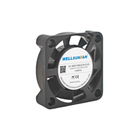 Ventilador de Refrigeración WELLSUNFAN FD02507 25x25x7mm, DC PWM sin Escobillas, 12V, con Rodamiento de Bolas, Ultrafino, para CPU, Caja de Ordenador y PCB/Servidor
