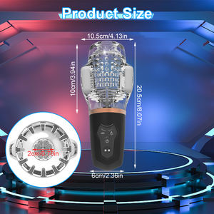 Nieuwe Mode Design Zuigende Trillingen Mannelijke Masturbator Cup Seksspeeltjes Voor Volwassen Man Masturbatie - Product Image 5