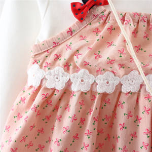 Ragazze primavera bella floreale cinese bello per la festa per bambini principessa elegante abiti interi per ragazze grasse - Product Image 4