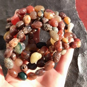 Venta al por Mayor de Piedras Naturales de Ágata de Alashan Gobi, Cuentas de Ágata Tendónica, Hilos de Ágata de 9-10 mm - Product Image 5