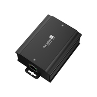 Splitter PoE Gigabit OEM/ODM à boîtier métallique 48V vers 12V 6A, norme IEEE802.3af/at/bt, 10/100/1000Mbps pour système de surveillance CCTV