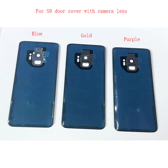Professional Wholesale Mobile Phone Parts for Sam Galaxy S9 G960 Battery Door Cover with Camera Lens
