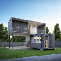 Villa conteneur préfabriquée moderne, pliable et extensible de haute qualité avec garantie de 5 ans