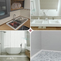 Barrera de Silicona TPE Flexible y Suave para Contención de Agua, Fácil de Instalar, para Ducha y Baño, Protector Adhesivo