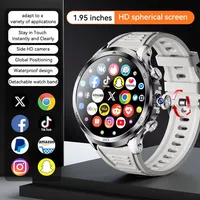 Montre connectée Android 4G H19 avec écran AMOLED 466*466, caméra rotative 6MP, carte SIM, navigation GPS, moniteur de fréquence cardiaque, étanche IP67