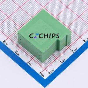 JL15EDGRH-38106G01 Plug-in Terminal Block Bent Lead Through Hole,P=3.81mm Board-to-Board / Socket - Closed 2x3P 3.81mm Green - Product Image 2