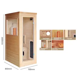 Far Infrared Saunas Cabin Spa Infrared Indoor Keep Body Health Sauna Room Steam and Infrared Sauna