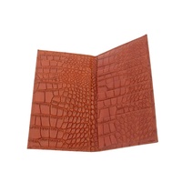 ODM Großhandel Custom Logo gedruckt PU Pass halter Luxus Design Geschenk Echte Krokodil Leder Geldbörse