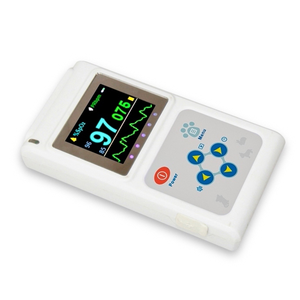 CONTEC CMS60D <span class=keywords><strong>VET</strong></span> oxímetro portátil SpO2 Monitor de valor con sonda de oreja lengua oxímetro veterinario - Product Image 4