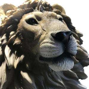 שרן אמריקאי אמנות עץ אריה קיר תלוי קישוט דפוס צורה נורדי צבע טכניקה שימוש חיצוני - Product Image 3