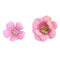 Bunga Sutra Buatan Tangan DIY Kelopak Bunga Mini Daisy Dekoratif Krisan Kecil Keberuntungan Cina