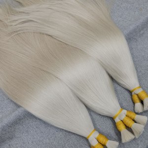Extensions de cheveux naturels vierges vietnamiens Remy de qualité supérieure Dream Hair, 100g, super double drawn, cuticules intactes, double trame machine - Product Image 6