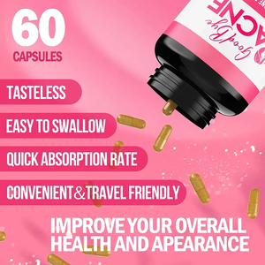 OEM/ODM marques de distributeur suppléments naturels à base de plantes vitamines en capsule contre l'acné pour adultes pas pour les nouveau-nés 3 capsules par jour 90 capsules - Product Image 2