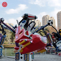 Aire de jeux extérieure sautant des manèges de parc d'attractions Kiddle Flying Chair Flying Man Bounce Game Machine
