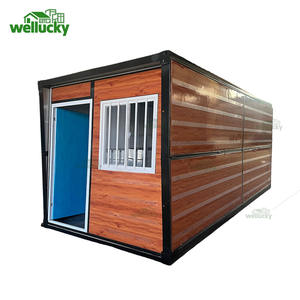 Портативный складной контейнерный домик, сборный расширяемый модульный дом для строительства лагеря, офисного общежития и фермерского жилья - Product Image 1