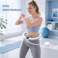 Cercle de fitness intelligent anti-chute pour débutants avec fonction de comptage, idéal pour la perte de poids – Vente chaude directe usine