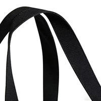 Tas Tote Kanvas Hitam dengan Tempat Botol Minum, Kantong Depan Ber-resleting, Tas Tangan Panda Lucu, Tas Kerja Sekolah Tahan Lama untuk Wanita Pria