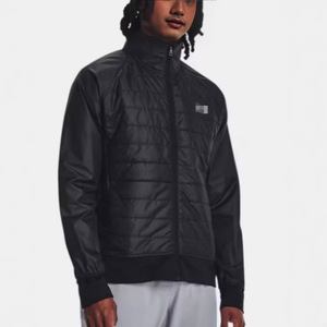 Giacca Imbottita Invernale da <span class=keywords><strong>Uomo</strong></span> con Cappuccio, Antivento, Streetwear, in Nylon con Patchwork, Vestibilità Ampia - Product Image 1