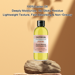 Kaltgepresstes Rizinusöl für Männer und Frauen, <span class=keywords><strong>Haarausfall</strong></span>-Prävention und Haarwuchs-Förderung, Ätherisches Öl und Körpermassageöl - Product Image 3
