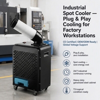 OEM ODM 2kw 6800BTU AC Mobil Portabel Indoor Outdoor Komersial Industri Unit Pendingin Udara Mobil Pendingin Ruangan Industri