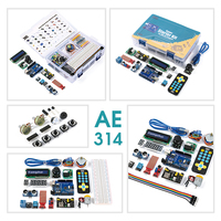 Kit de Inicio Robotlinking Super, Incluye Placa de Pruebas, Pantalla 1602 IIC, Juego de Cables Jumper R3, con Caja de Aprendizaje para Estudiantes y Embalaje para Venta al por Menor
