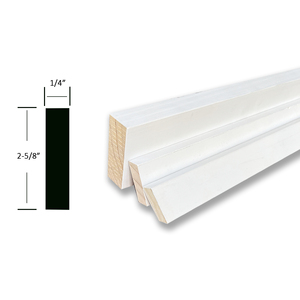 Moldura de corona Zócalo Escalera cubierta Mdf Pared imprimada Piso de madera Diseños de rodapié Esquina de tablero - Product Image 1