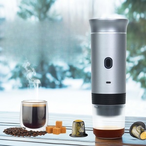 Wholesale <b>Portable</b> USB Espresso Machine 3-in-1 Capsule <b>Coffee</b> <b>Maker</b> Reusable Small Wireless Heating Plastic Home Camping Travel - Product Image 1