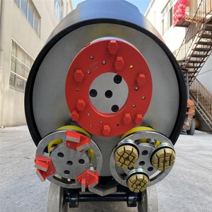 Smerigliatrice Planetaria ASL550-T7 da 21,65 Pollici, Direttamente dalla Fabbrica |   Disco <span class=keywords><strong>a</strong></span> 9 teste |   <span class=keywords><strong>A</strong></span> Trasmissione Meccanica |   Alimentazione domestica 220V |   Lucidante Incredibilmente Veloce - Product Image 4